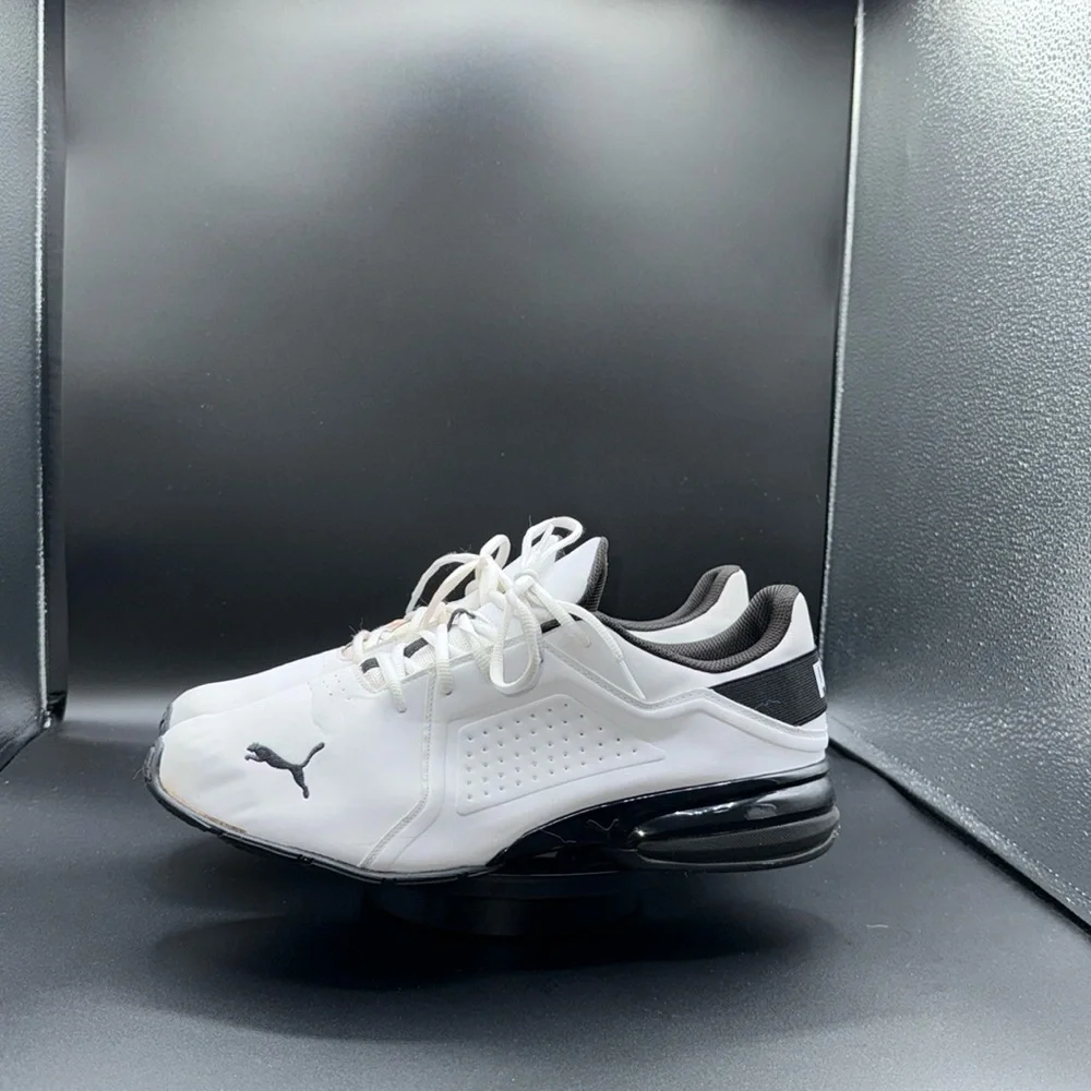 Puma Men's Viz Runner Sneaker 191037-01 White/Black